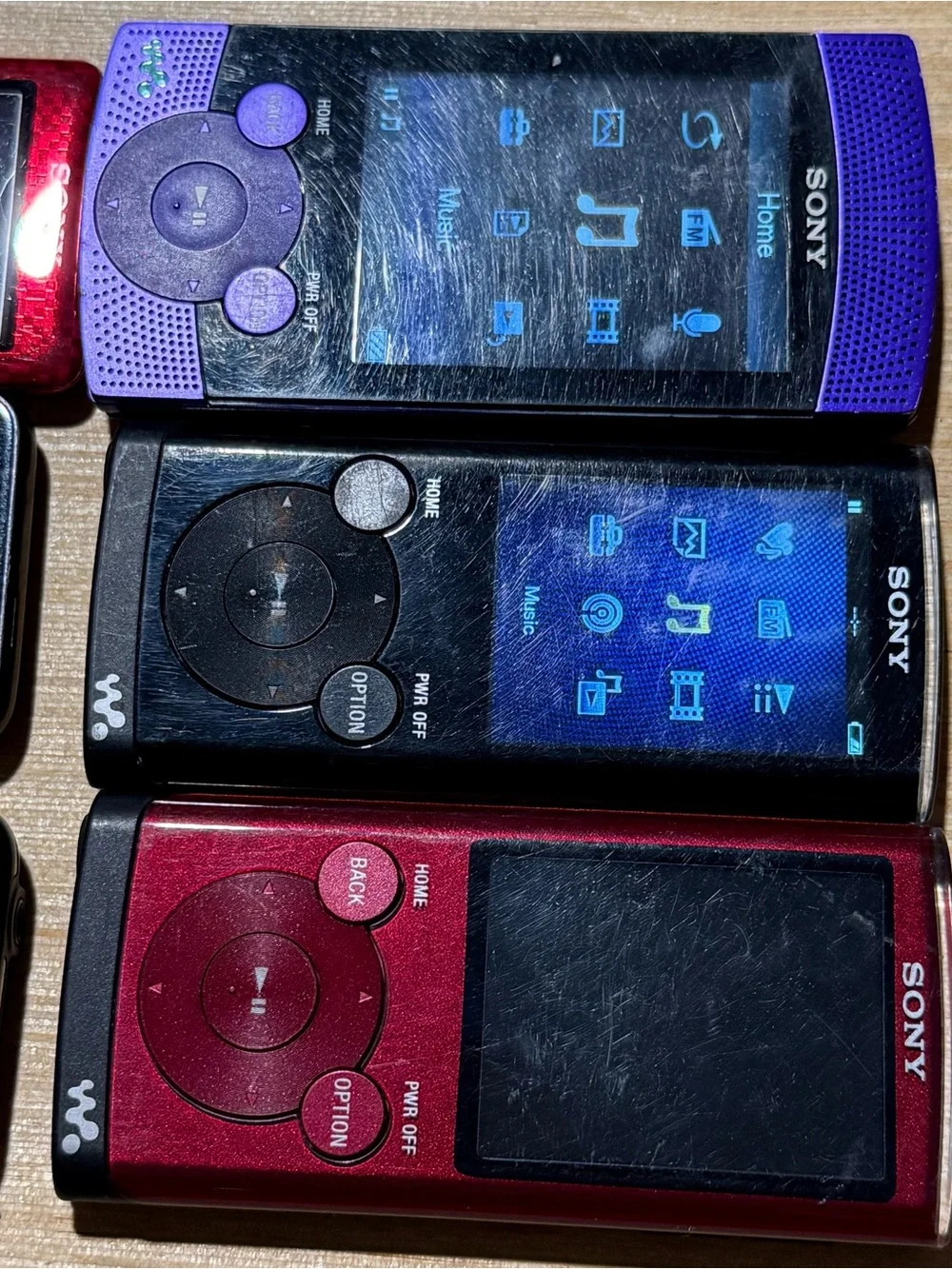 6-Sony Walkman FMRadio MP3 Digital Media Player NWZ-E438F/E473/2-E353-S615F-S544